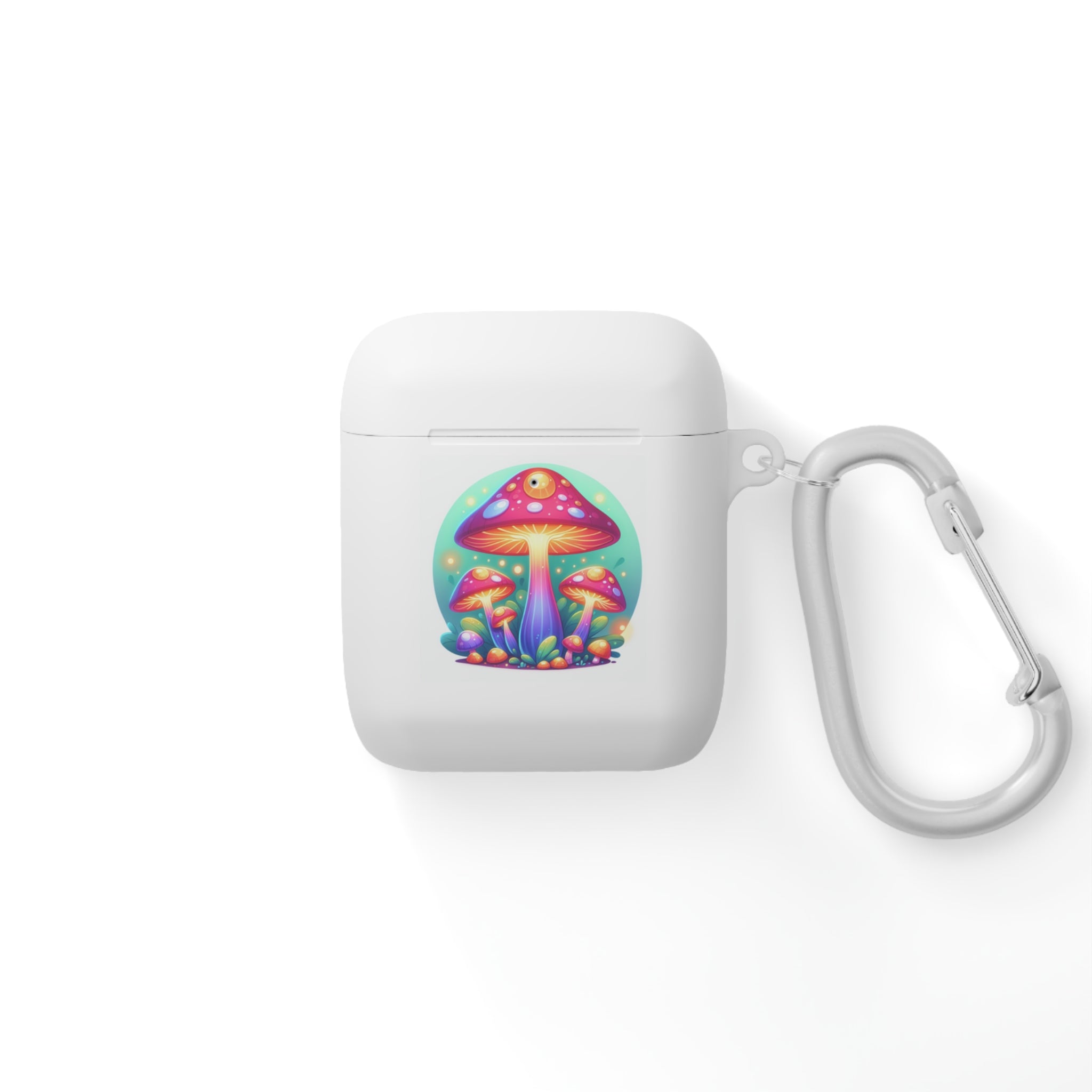 Colorful Mushroom AirPods Case Cover – Trendy Eco-Friendly