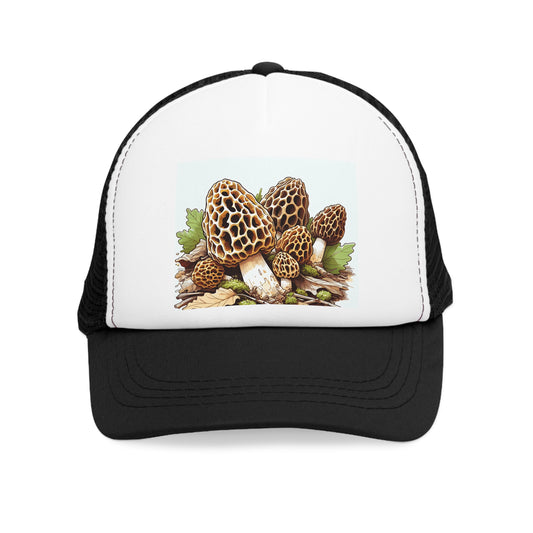 Morel Mushroom Mesh Cap - Nature Lover's Trucker Hat