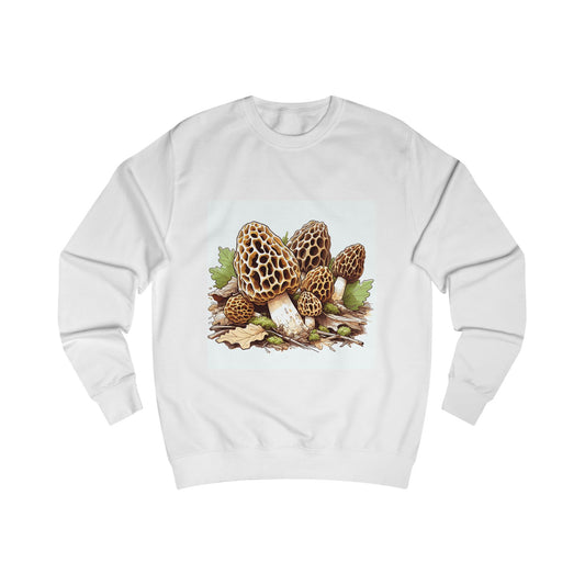 Morel Mushroom Unisex Sweatshirt - Nature-Inspired Cozy Wear