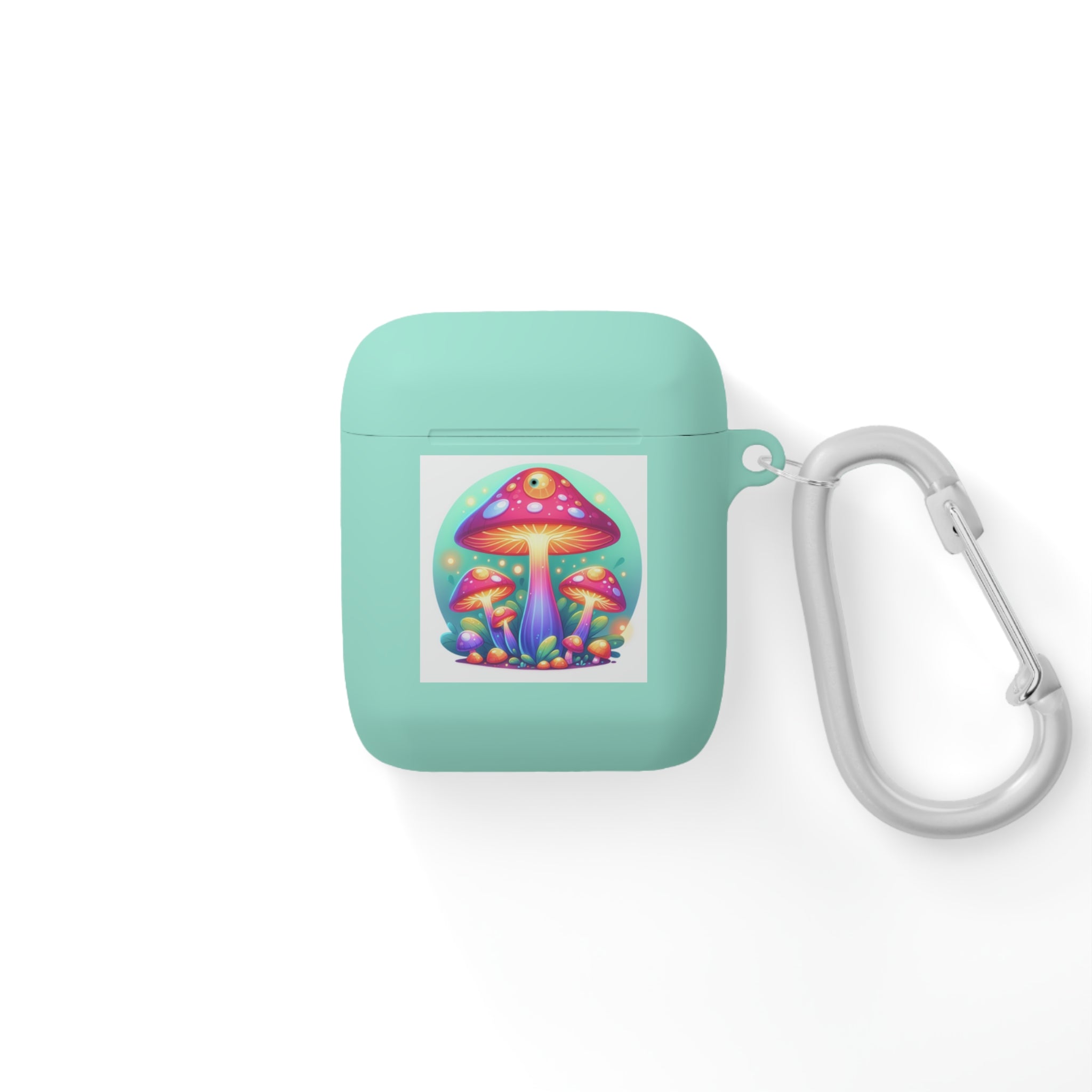 Colorful Mushroom AirPods Case Cover – Trendy Eco-Friendly