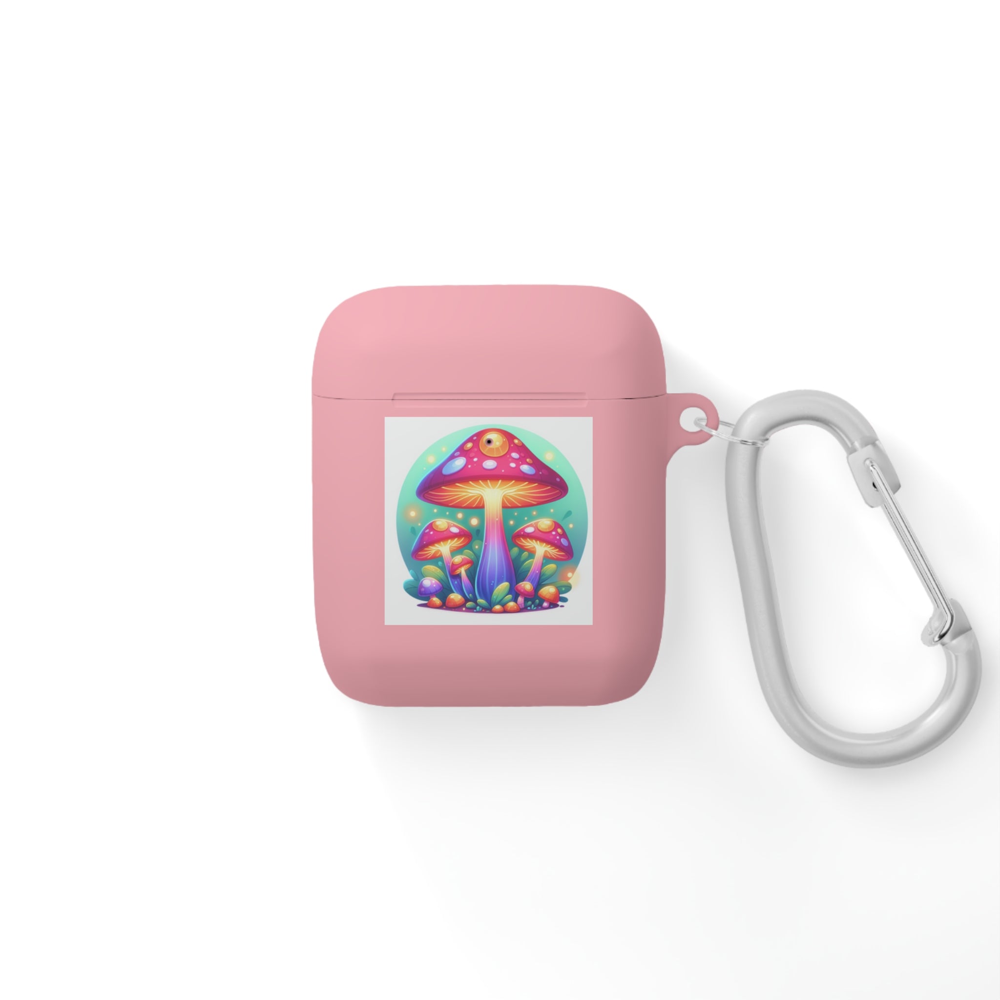 Colorful Mushroom AirPods Case Cover – Trendy Eco-Friendly